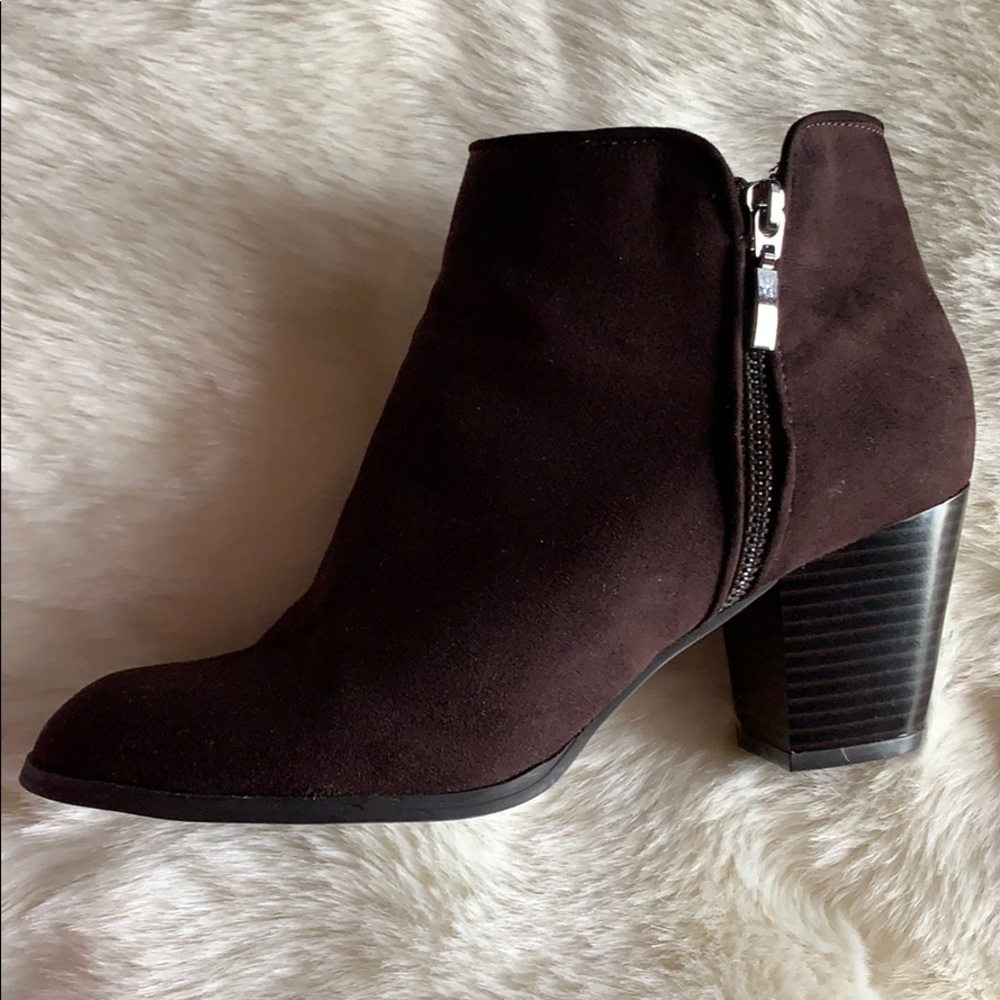 Brown booties